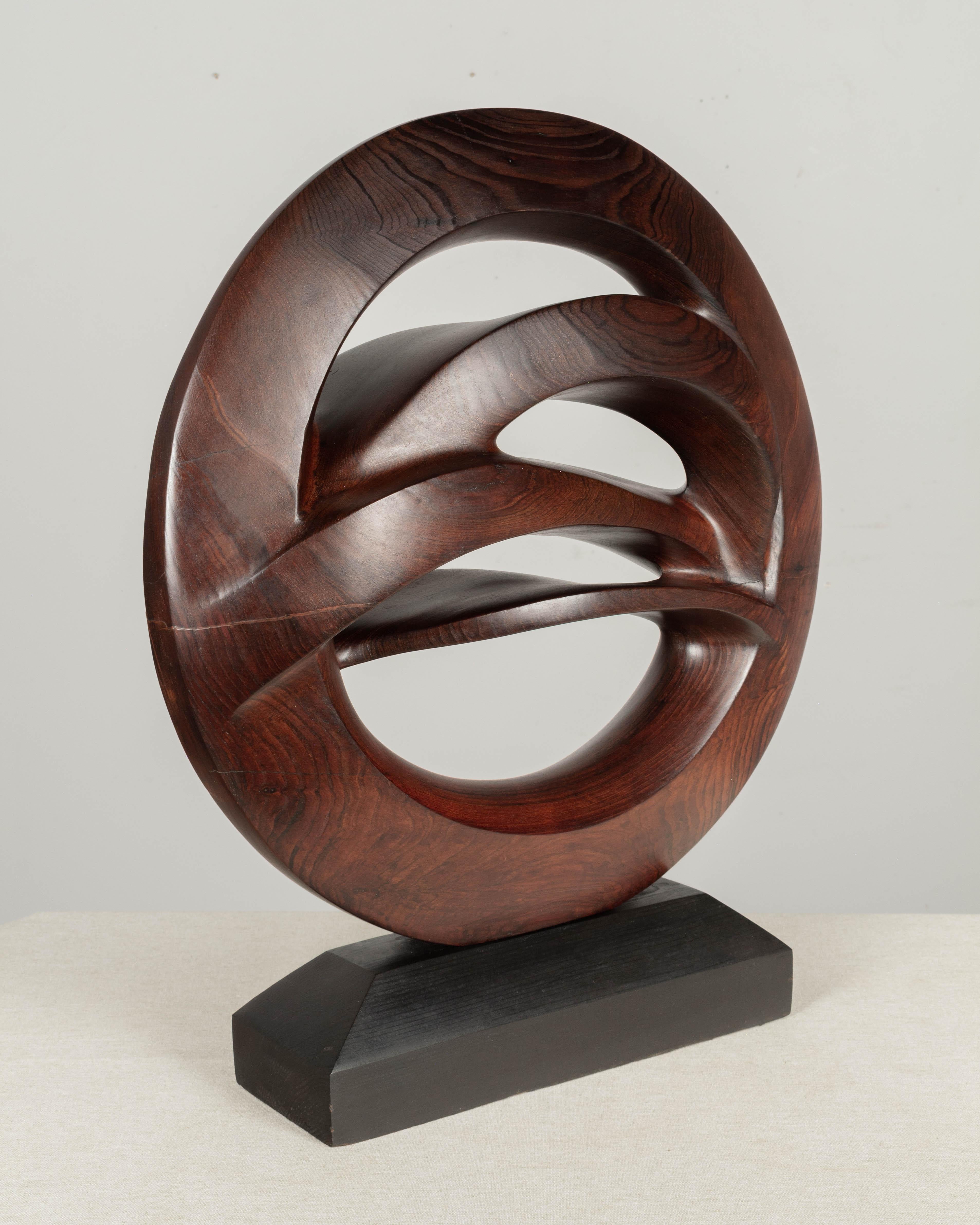 20th Century Abstract Wood Sculpture by Carol Setterlund