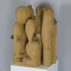Escultura abstracta de madera, Bélgica