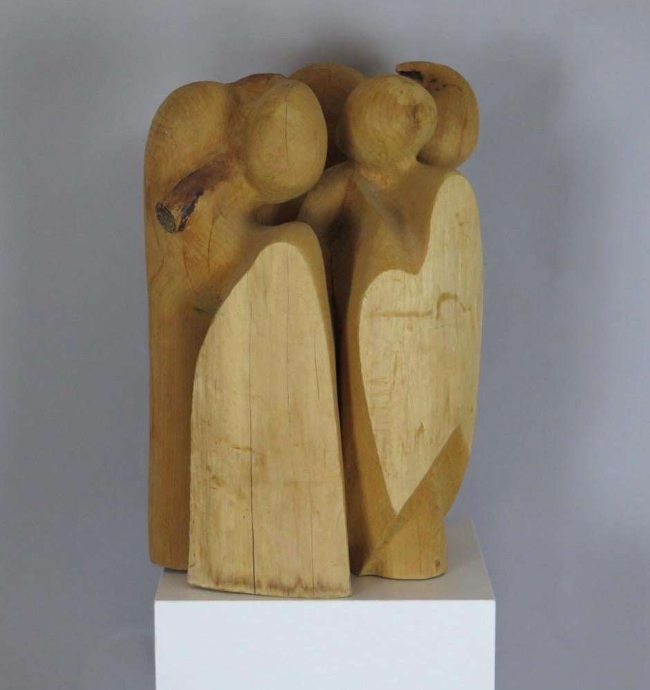 Belga Scultura astratta in Wood, Belgio in vendita