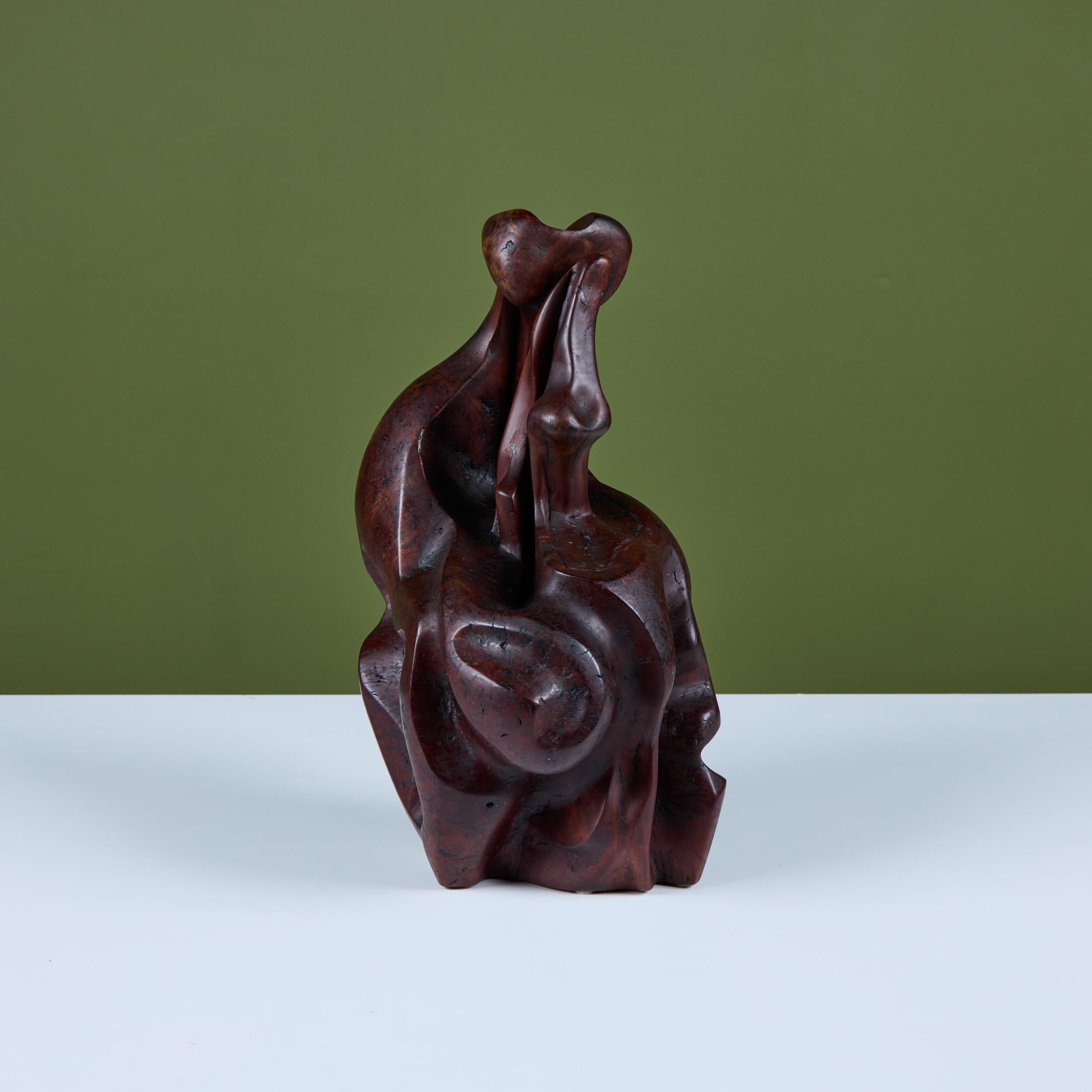 Abstrakte Holzskulptur (amerikanisch) im Angebot