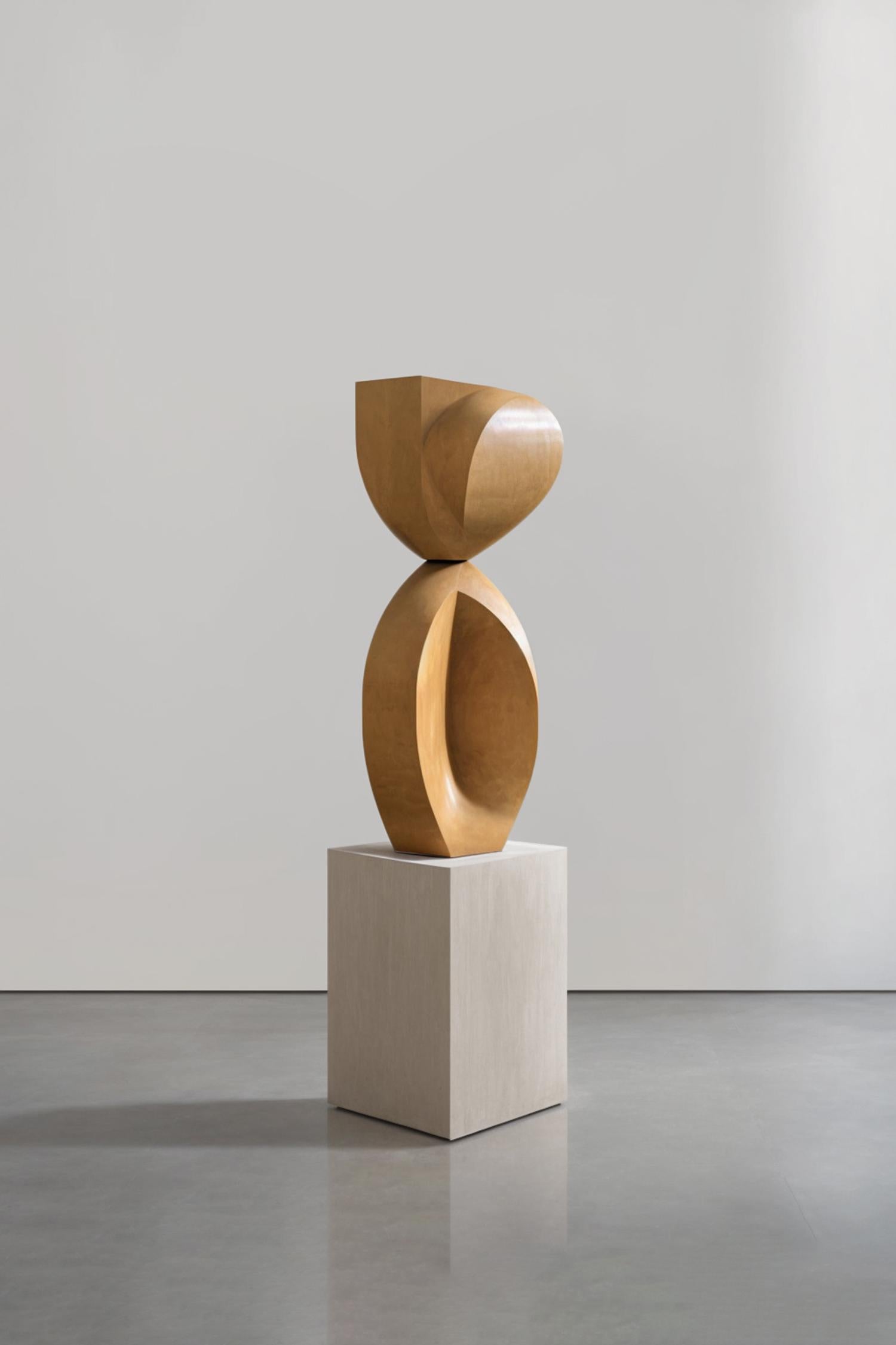 Abstract wood sculpture in the Flair of Scandinavian Art, Unseen Force by Joel Escalona

This monolithic sculpture, designed by the talented Artist Joel Escalona, is a towering example of beauty in craftsmanship. Hand and digital machine made; the