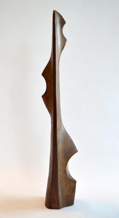 Abstract Sculpture Like Brancusi, Signed Adriano Tolomei, Italy, 1970's