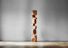 Abstract Wooden Elegance Still Stand No65: Carved Totem by NONO, Escalona