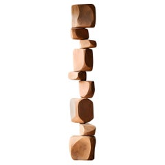 Abstract Wooden Elegance Still Stand No65: Carved Totem by NONO, Escalona