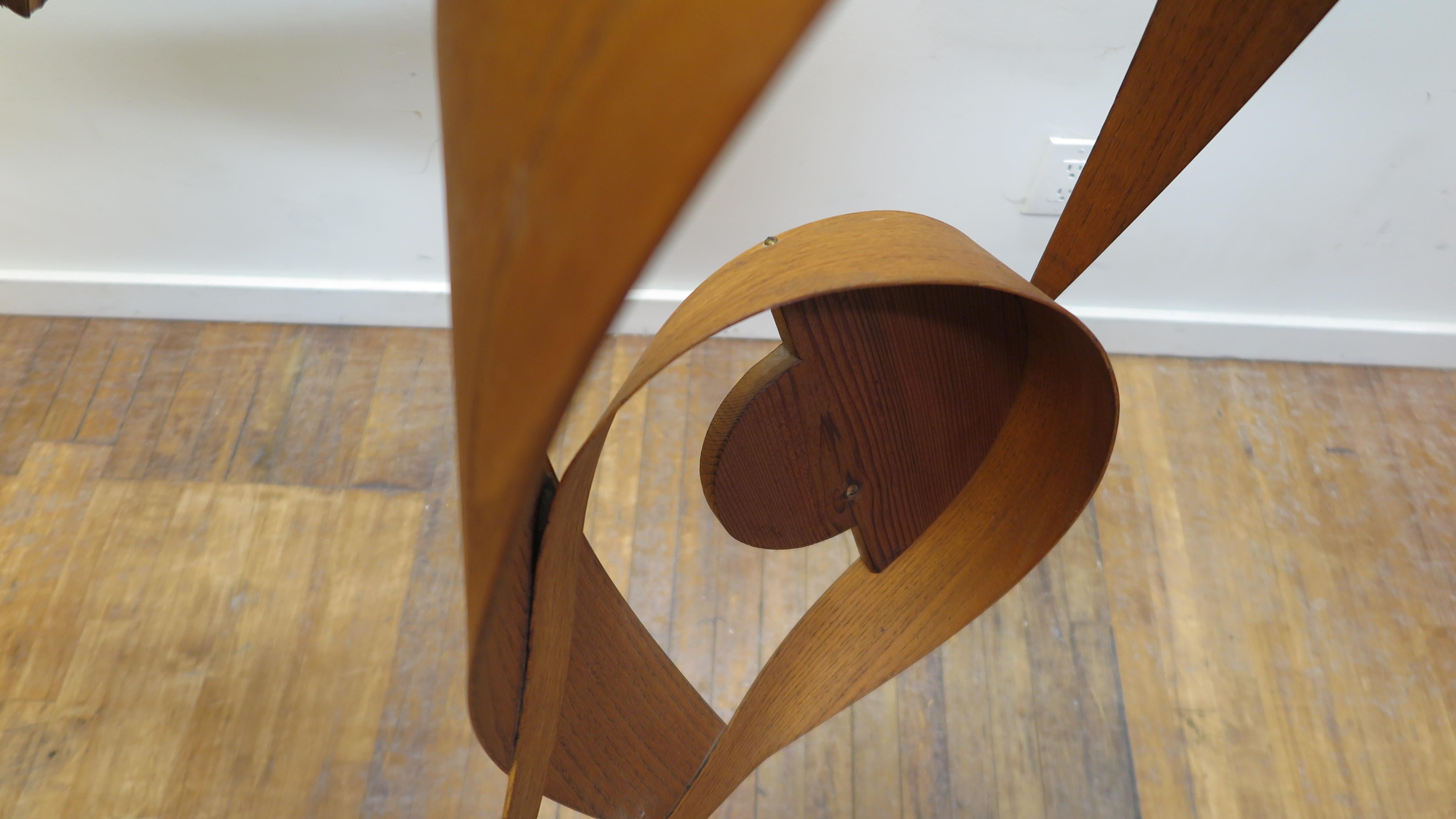 Abstract Wooden Mobil Sculpture by Michael Ince For Sale at 1stDibs