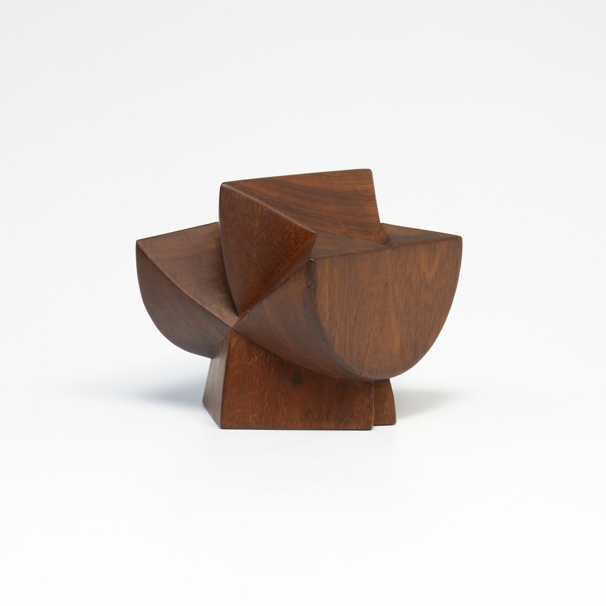 Modern Abstract Wooden Sculpture