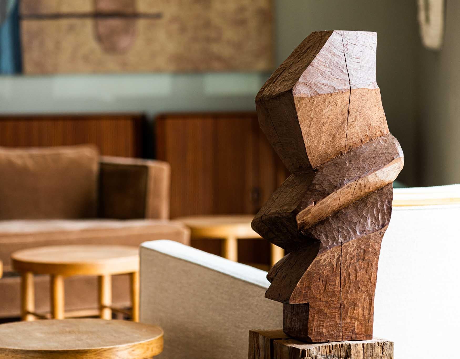 abstract wooden sculptures