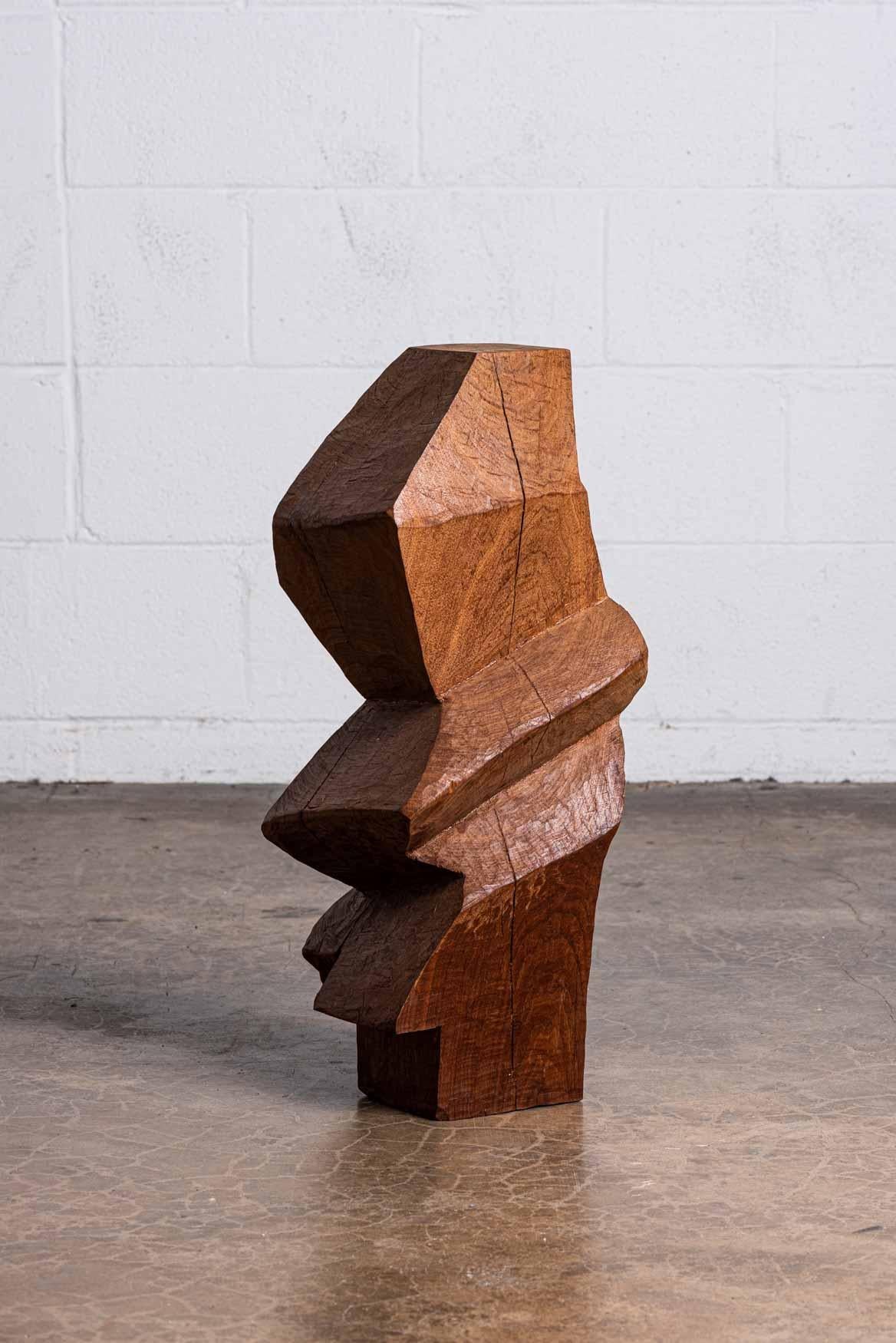 Abstract Wooden Sculpture In Good Condition In Dallas, TX