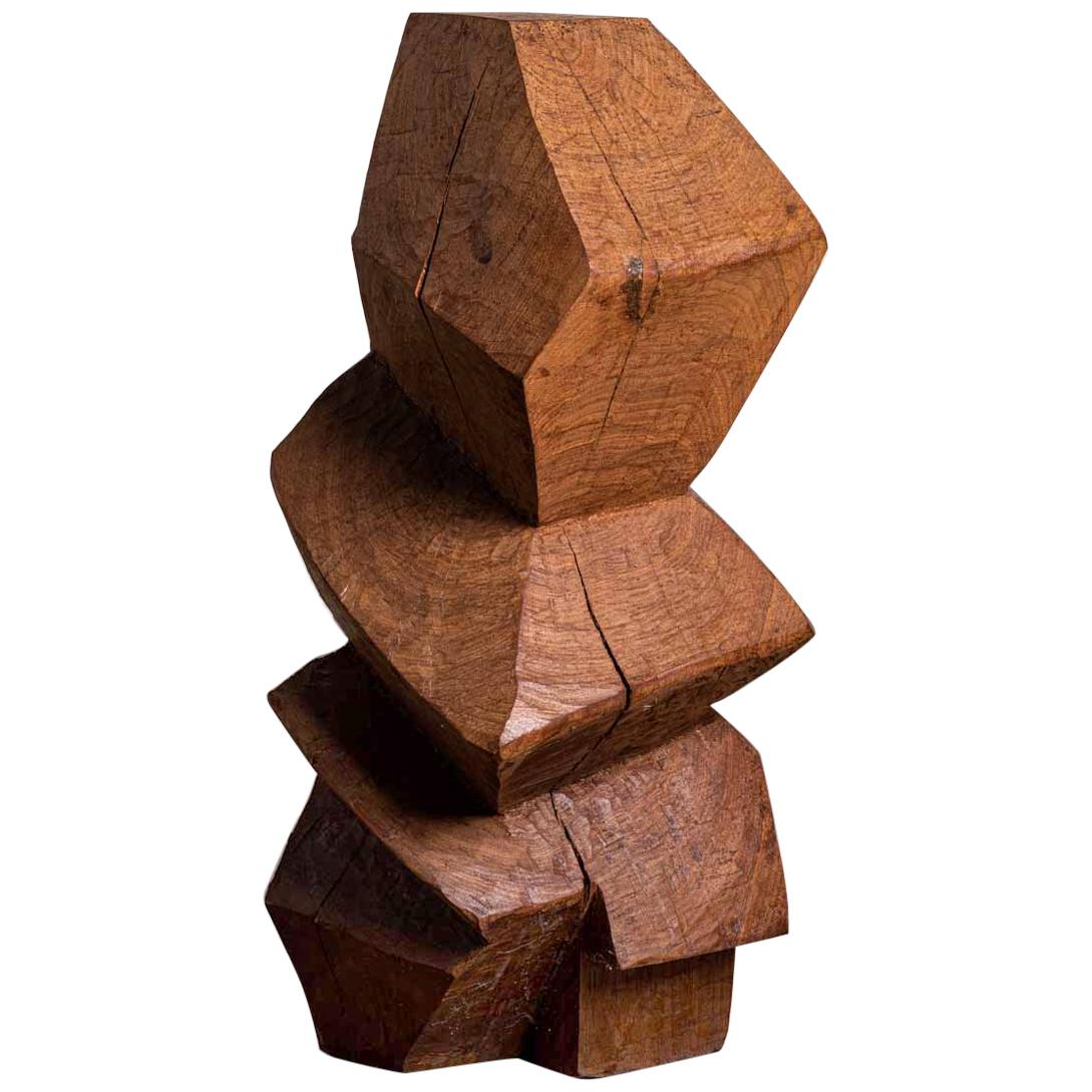 Abstract Wooden Sculpture