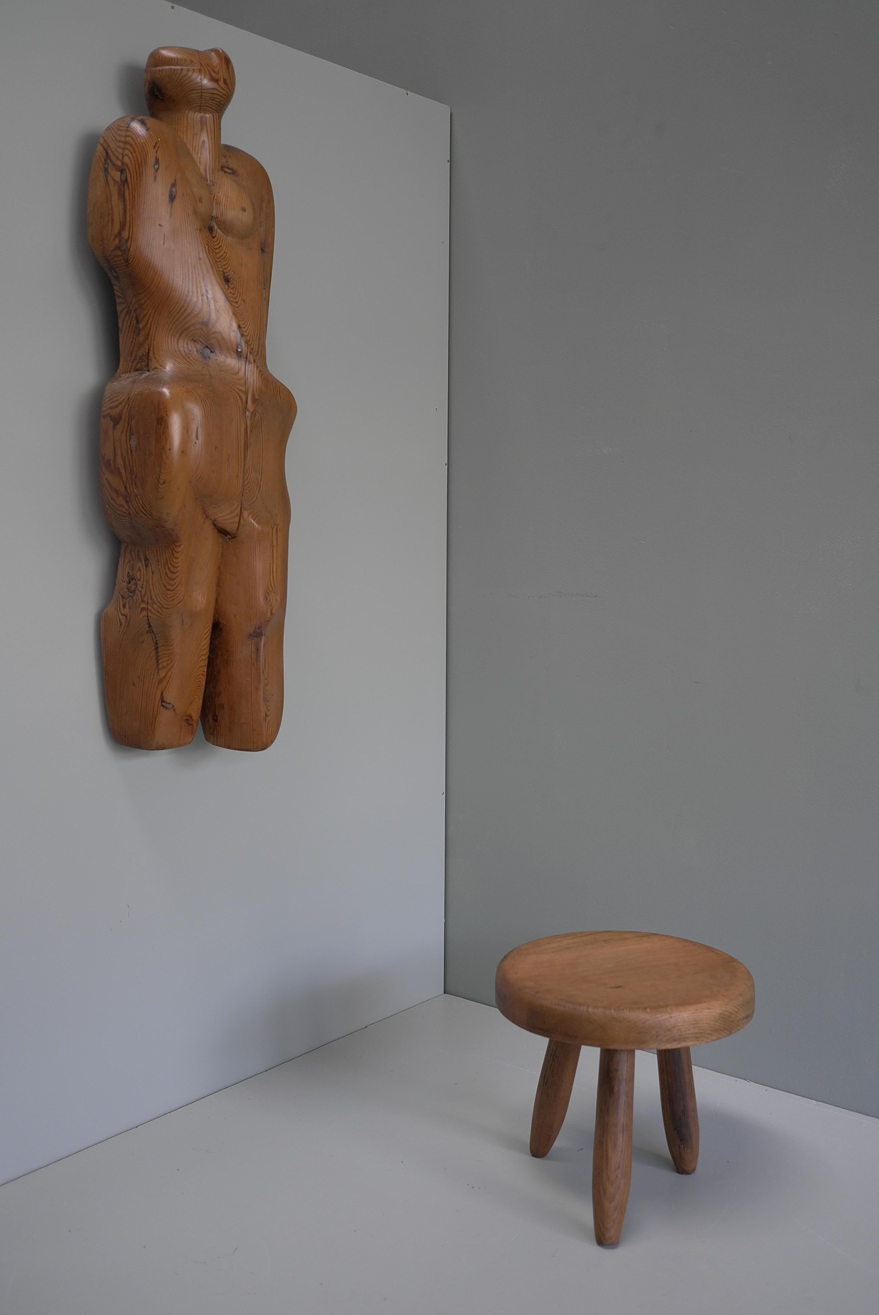 Abstract Wooden Wall Art , Women Figure by Cor Dam, Delft The Netherlands 1958 For Sale 5
