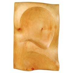 Vintage Abstract Wooden Wall Hanging 
