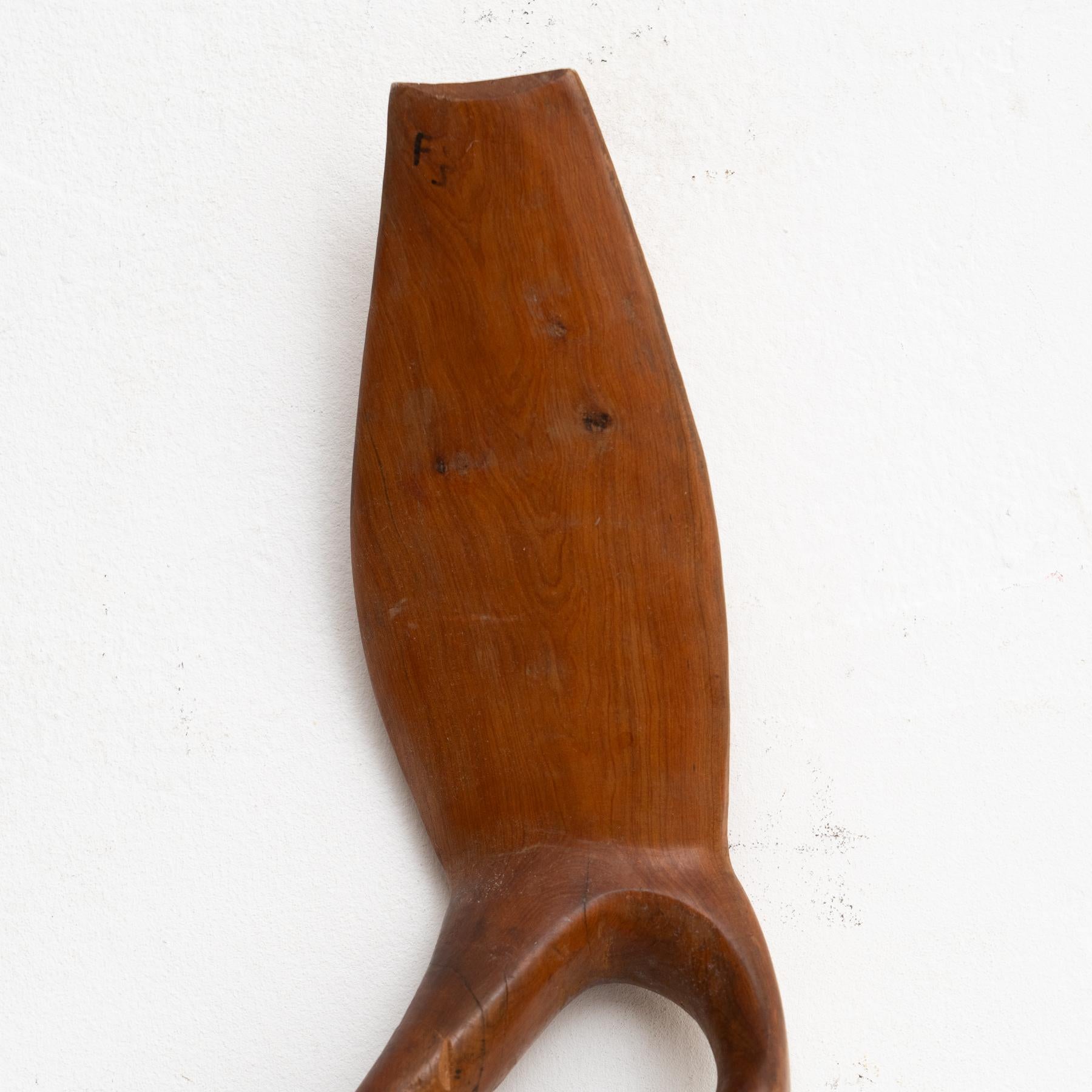 Abstract Wooden Wall Sculpture – Unique Artistic Design For Sale 1