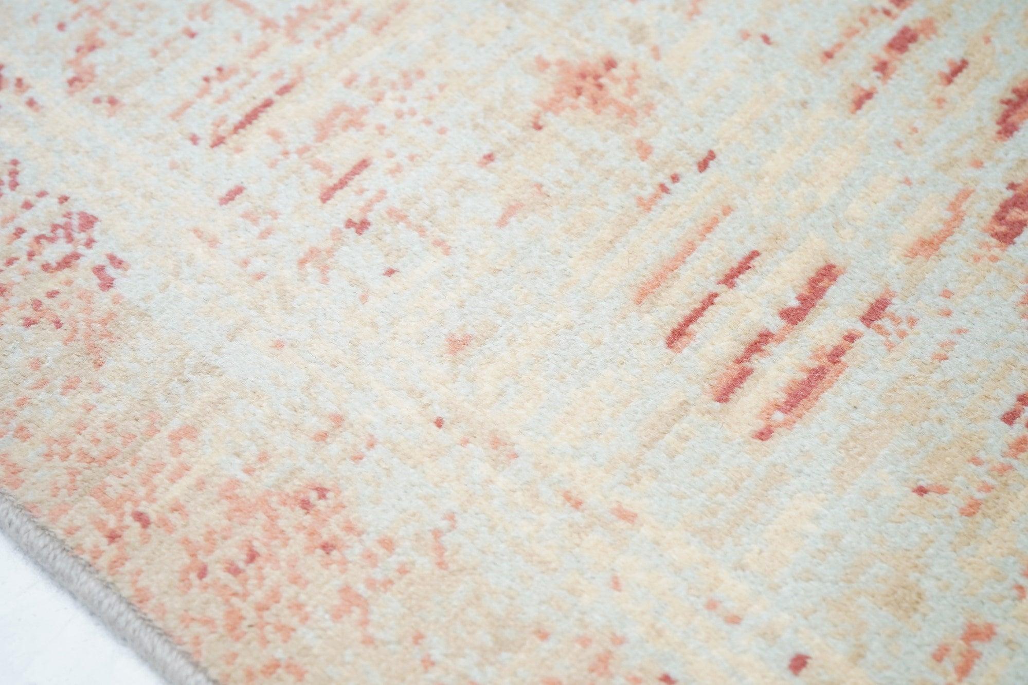 Chinois Tapis abstrait en laine 8' x 10' en vente
