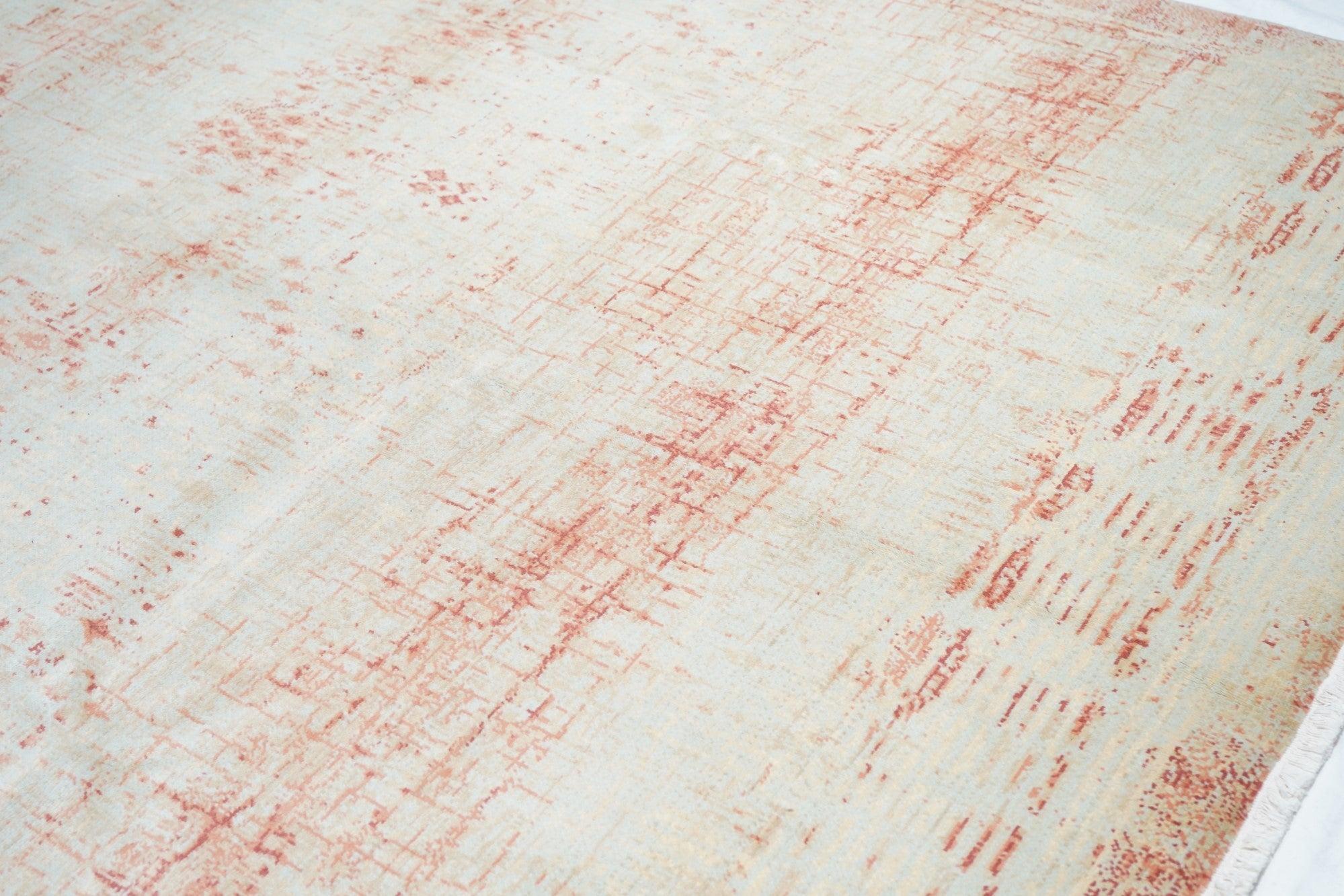 Tapis abstrait en laine 8' x 10' Neuf - En vente à New York, NY