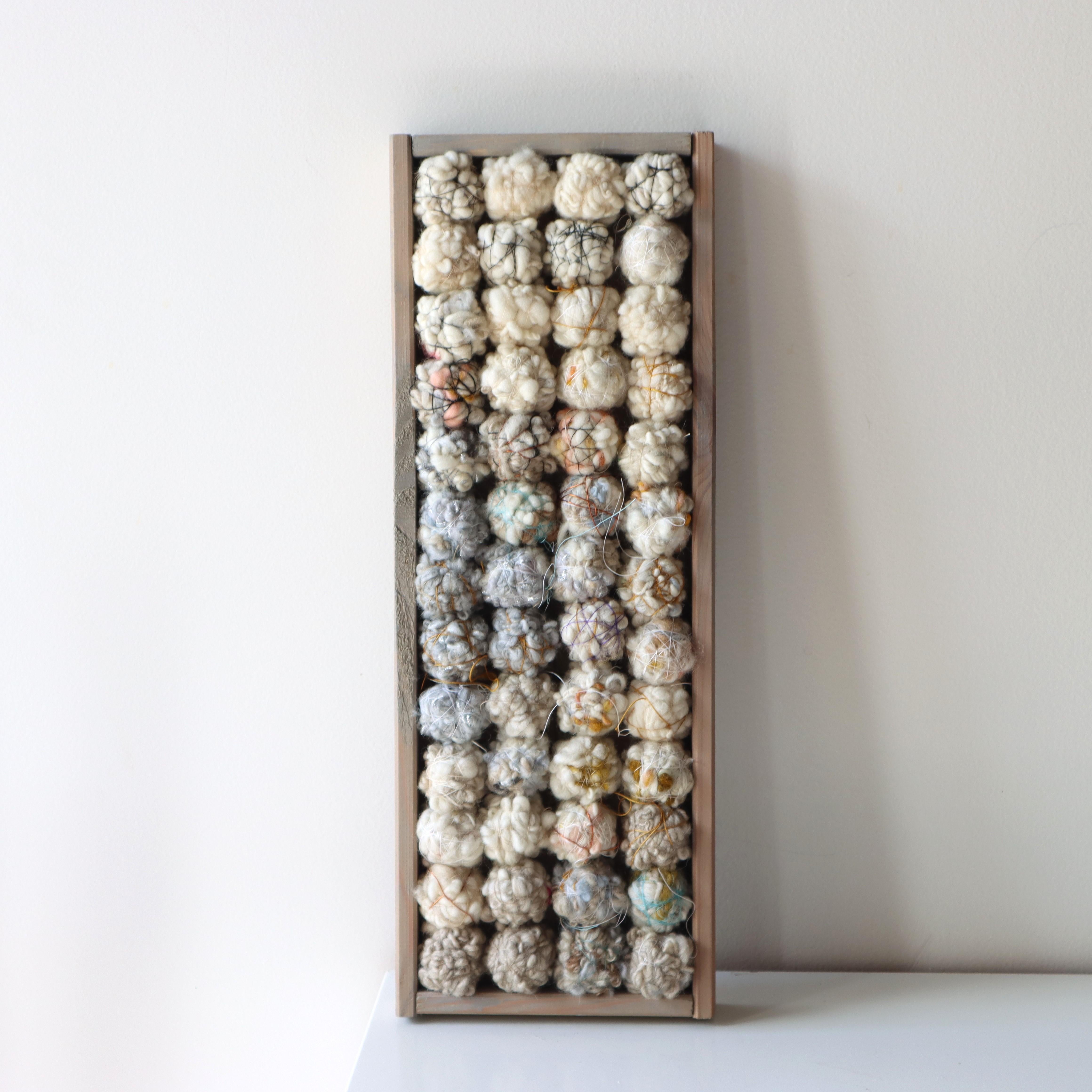 Scandinavian Modern Abstract Woolen Wall hanging For Sale