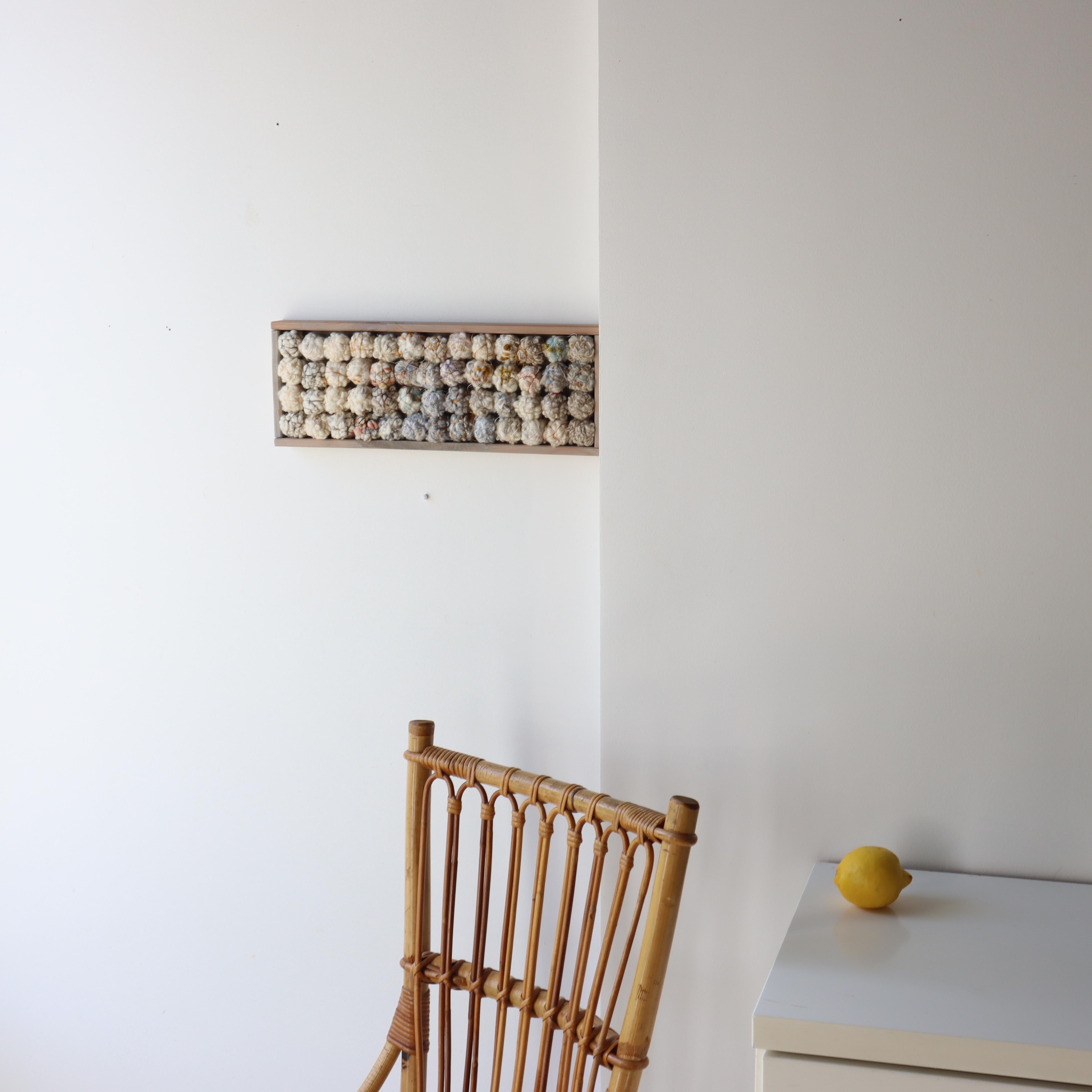 Hand-Crafted Abstract Woolen Wall hanging For Sale