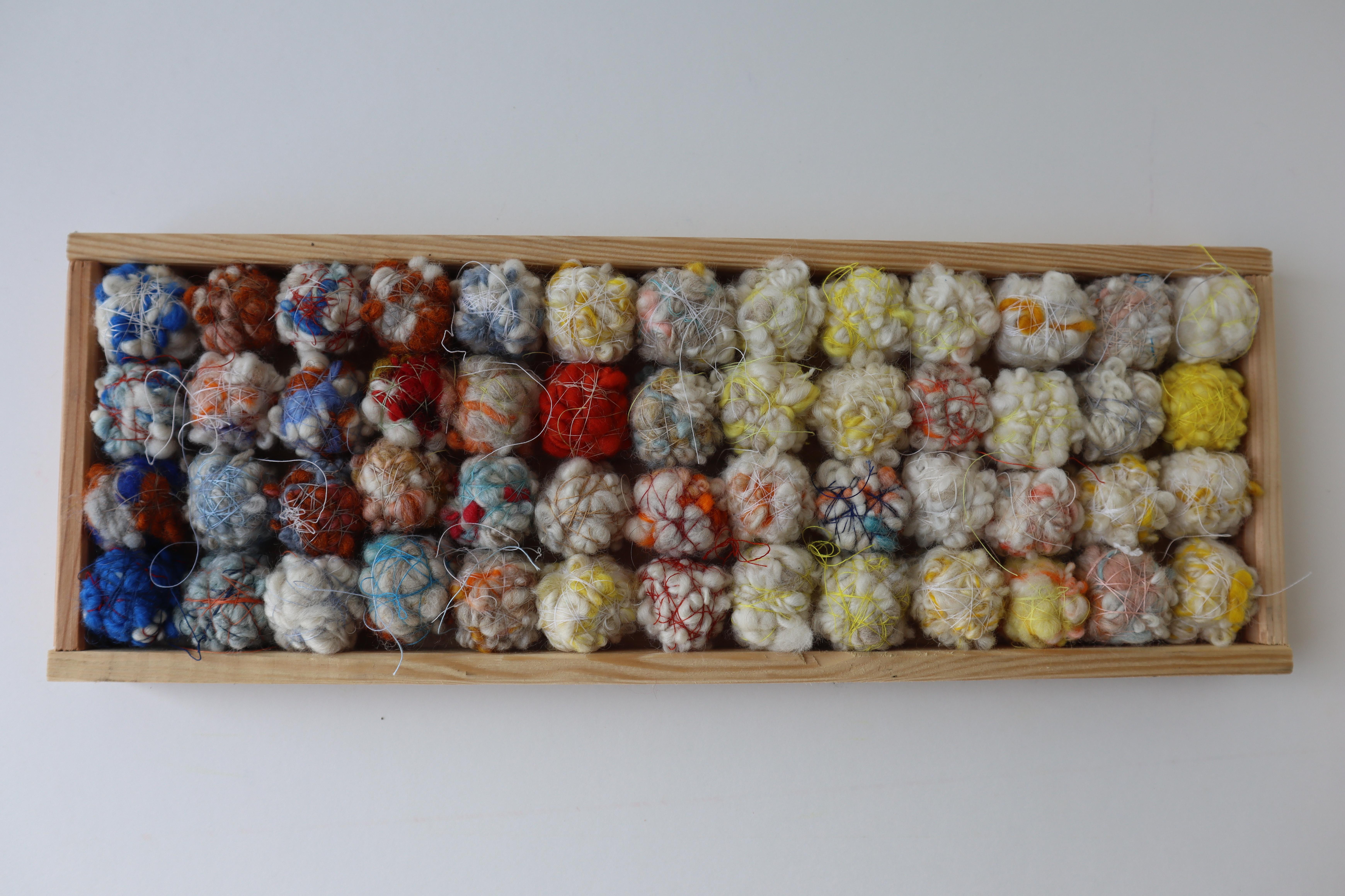 Abstract Woolen Wall hanging In New Condition For Sale In Bussiere Dunoise, Nouvel Aquitaine