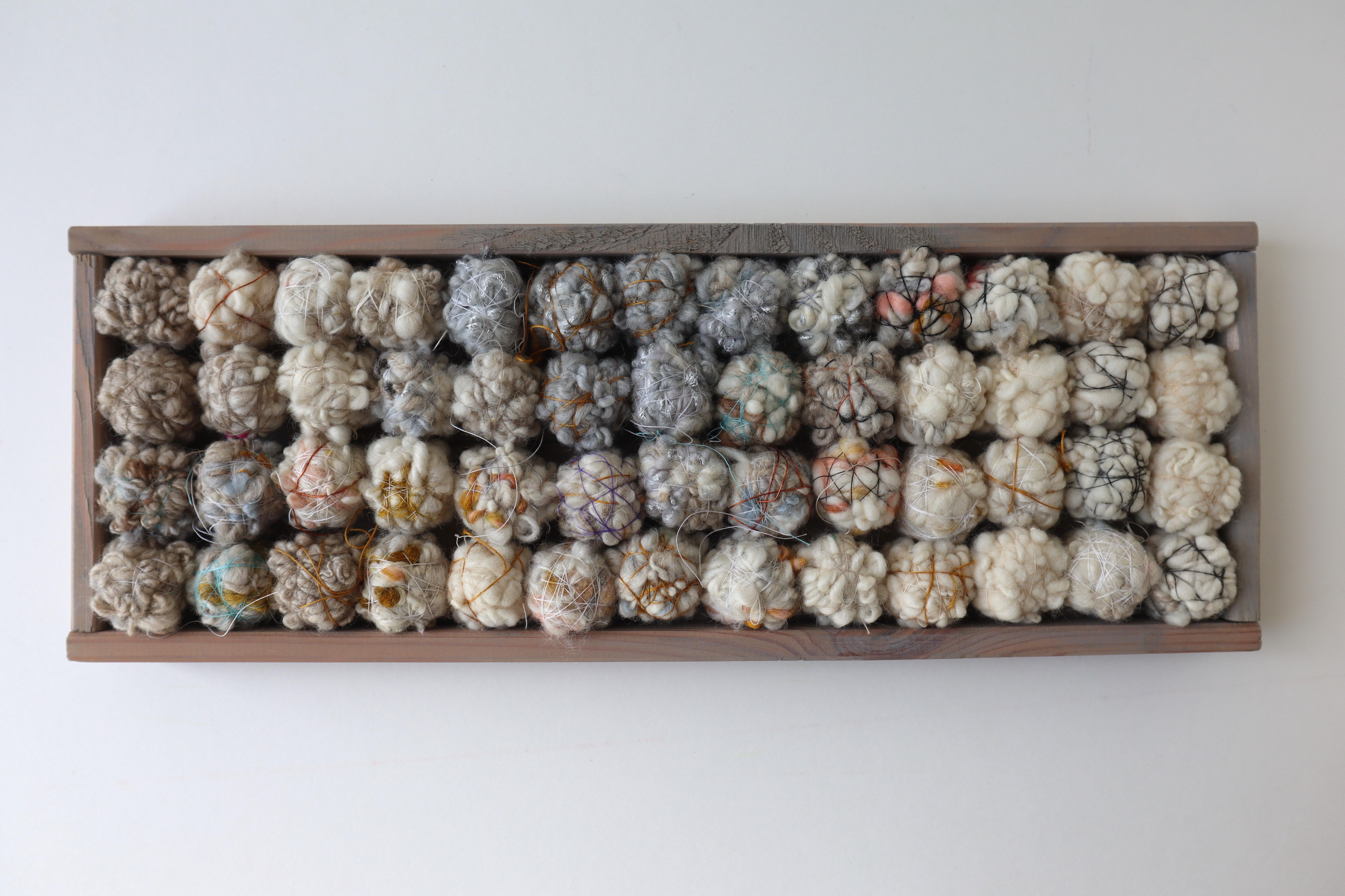 Abstract Woolen Wall hanging In New Condition For Sale In Bussiere Dunoise, Nouvel Aquitaine