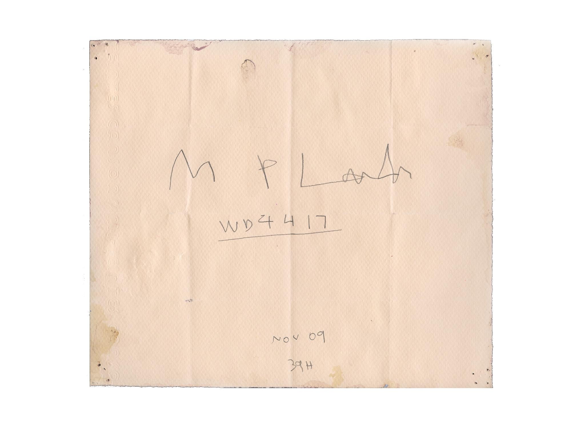Obra abstracta sobre papel de M. P. Landis, de la serie Dibujo de almacén Papel en venta