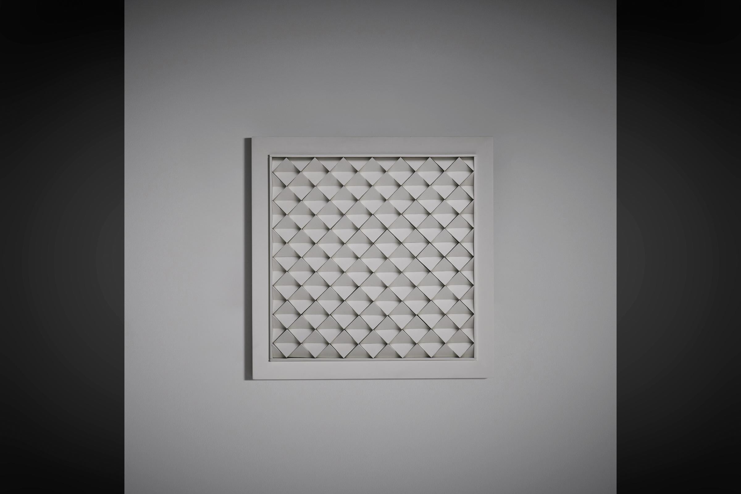 Abstract Zero Art Wall Relief, the Netherlands, 1970s For Sale 2