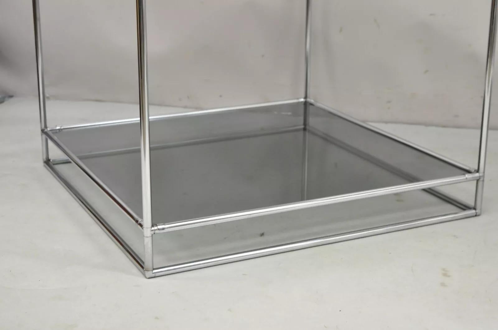 Abstracta Modular Shelf by Poul Cadovius for Royal System Smoked Glass - 2 Pcs In Good Condition For Sale In Philadelphia, PA