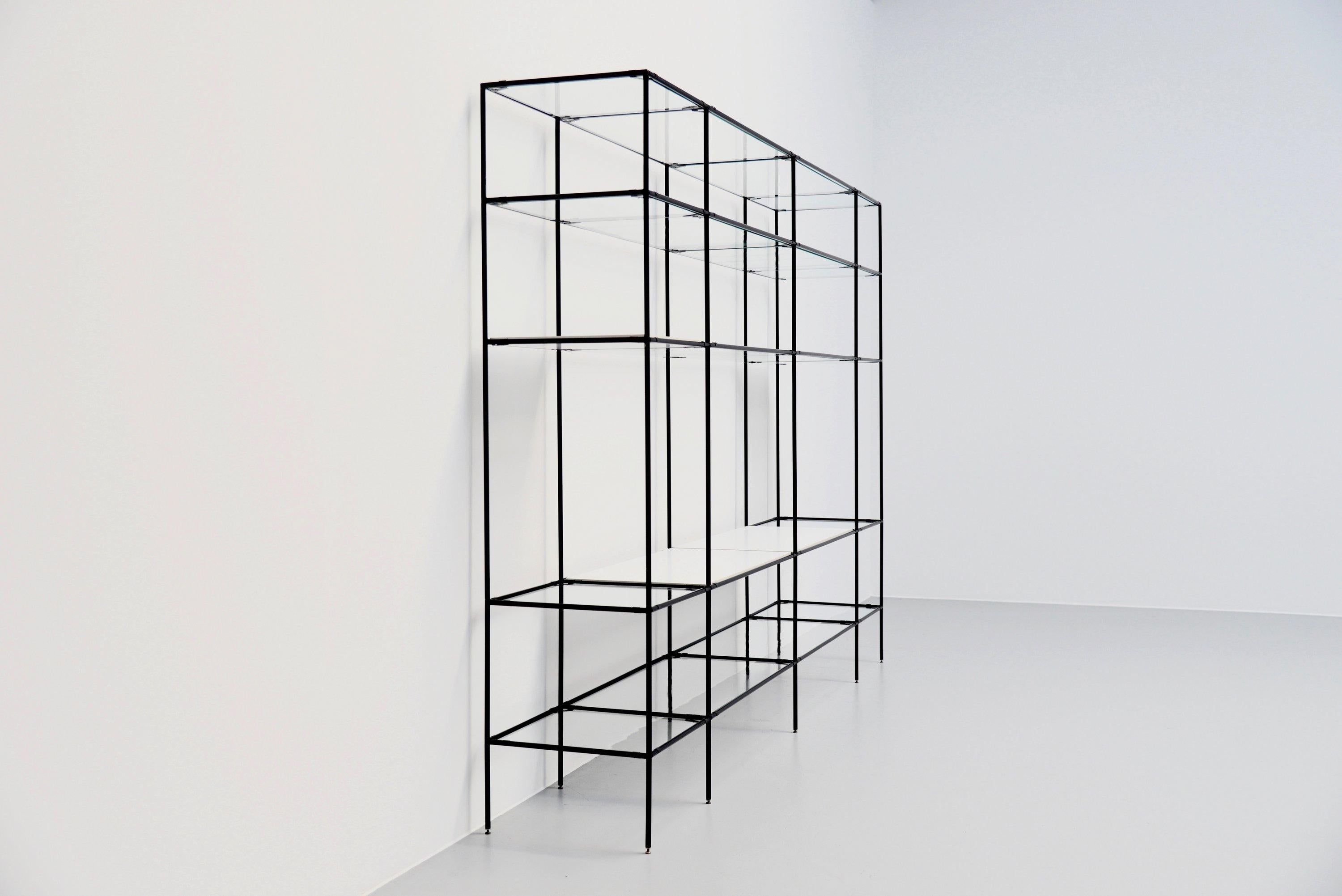 Cold-Painted Abstracta Shelving by Poul Cadovius Royal System, Denmark, 1960