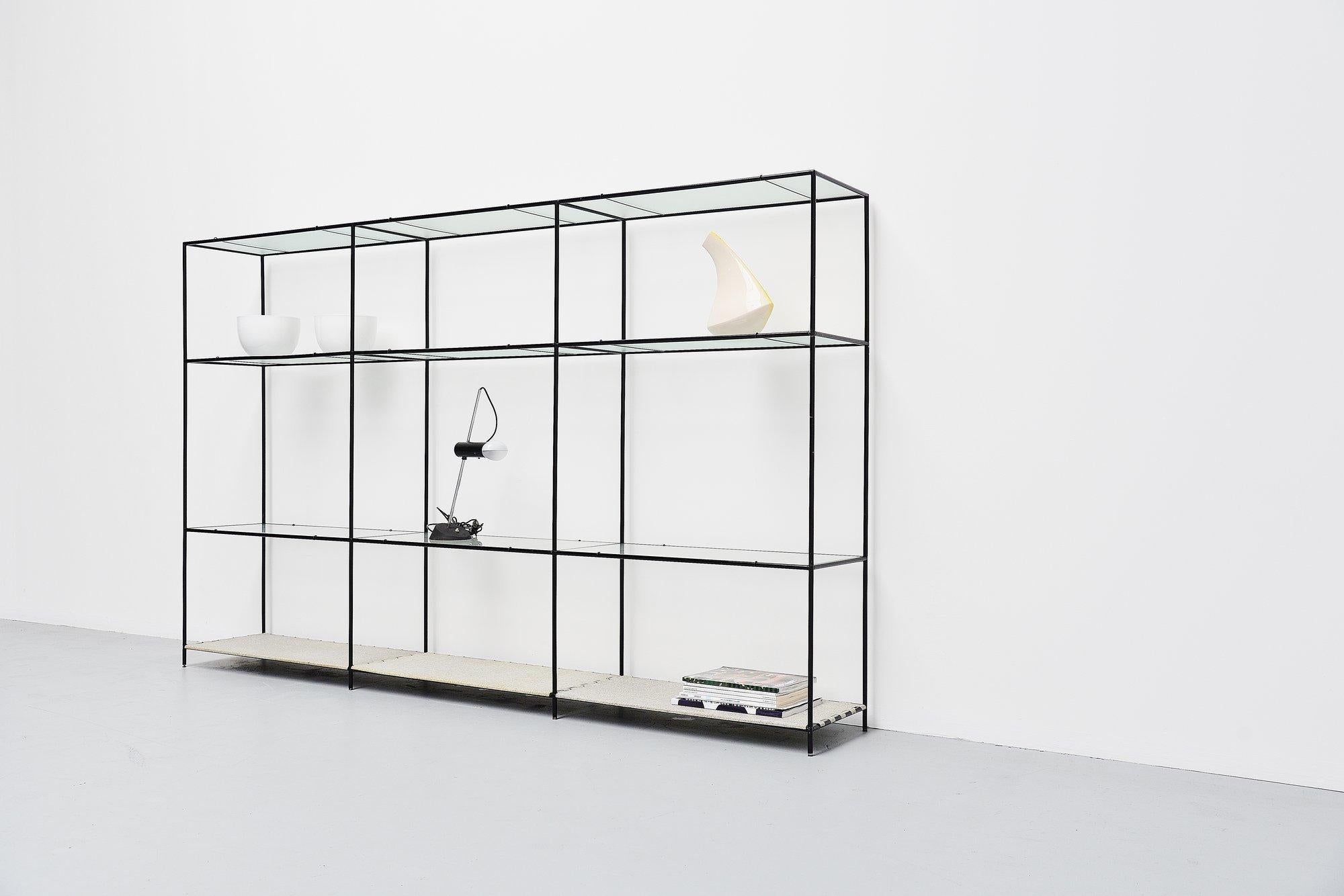 Abstracta Shelving Unit Poul Cadovius, Denmark, 1960 In Good Condition In Roosendaal, Noord Brabant