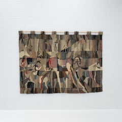 Tappeto astratto figurativo