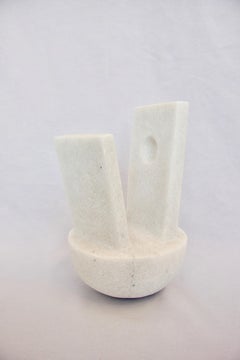 Abstraction, Naxian Marble Shelf Sculpture, Tom von Kaenel