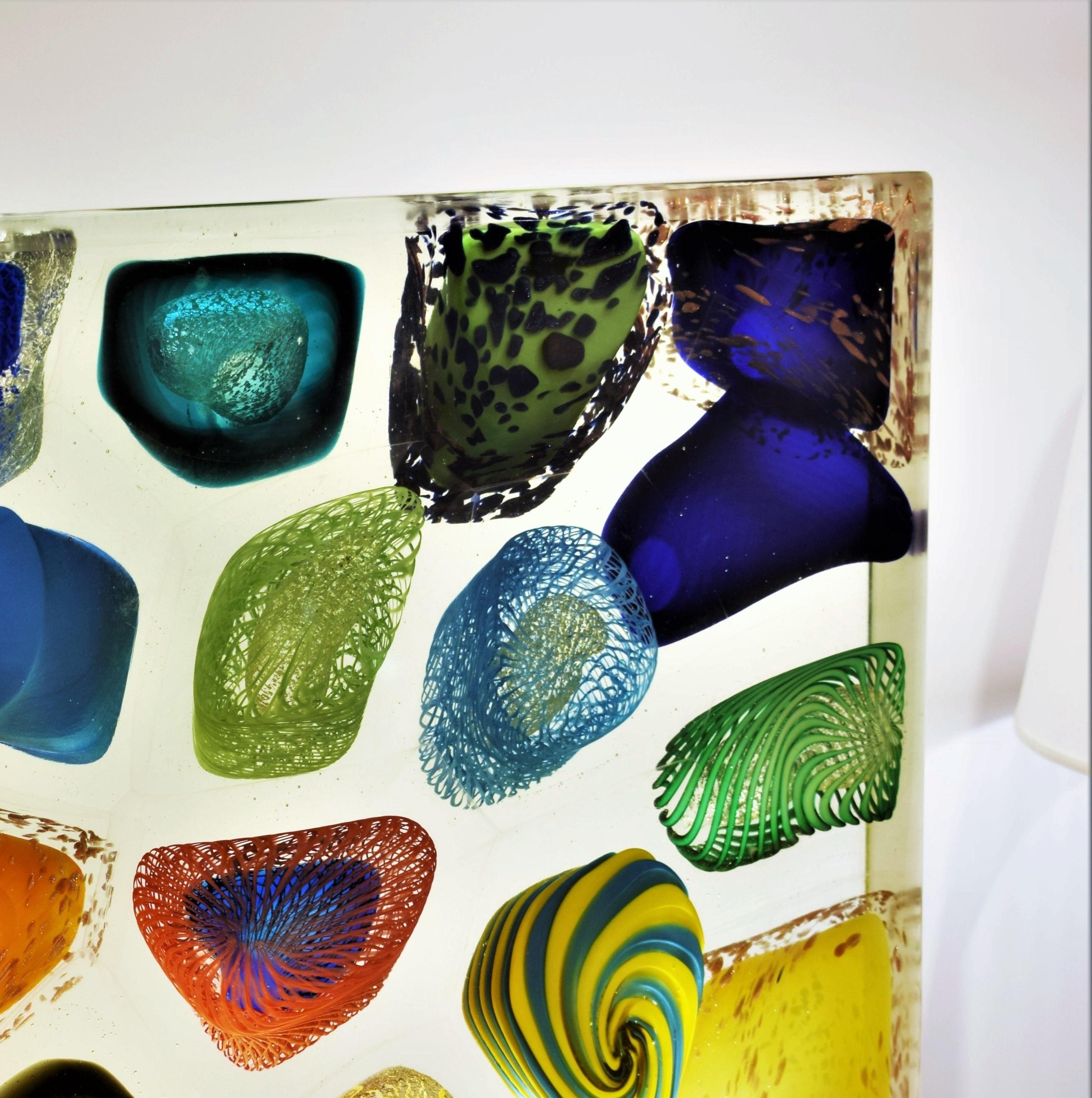 Abstracts Sculptures Lighting Monolith Murano Glass In New Condition For Sale In Martellago, IT