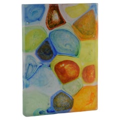 Abstracts Sculptures Monolith Murano Glass, Kandisky Multicolor