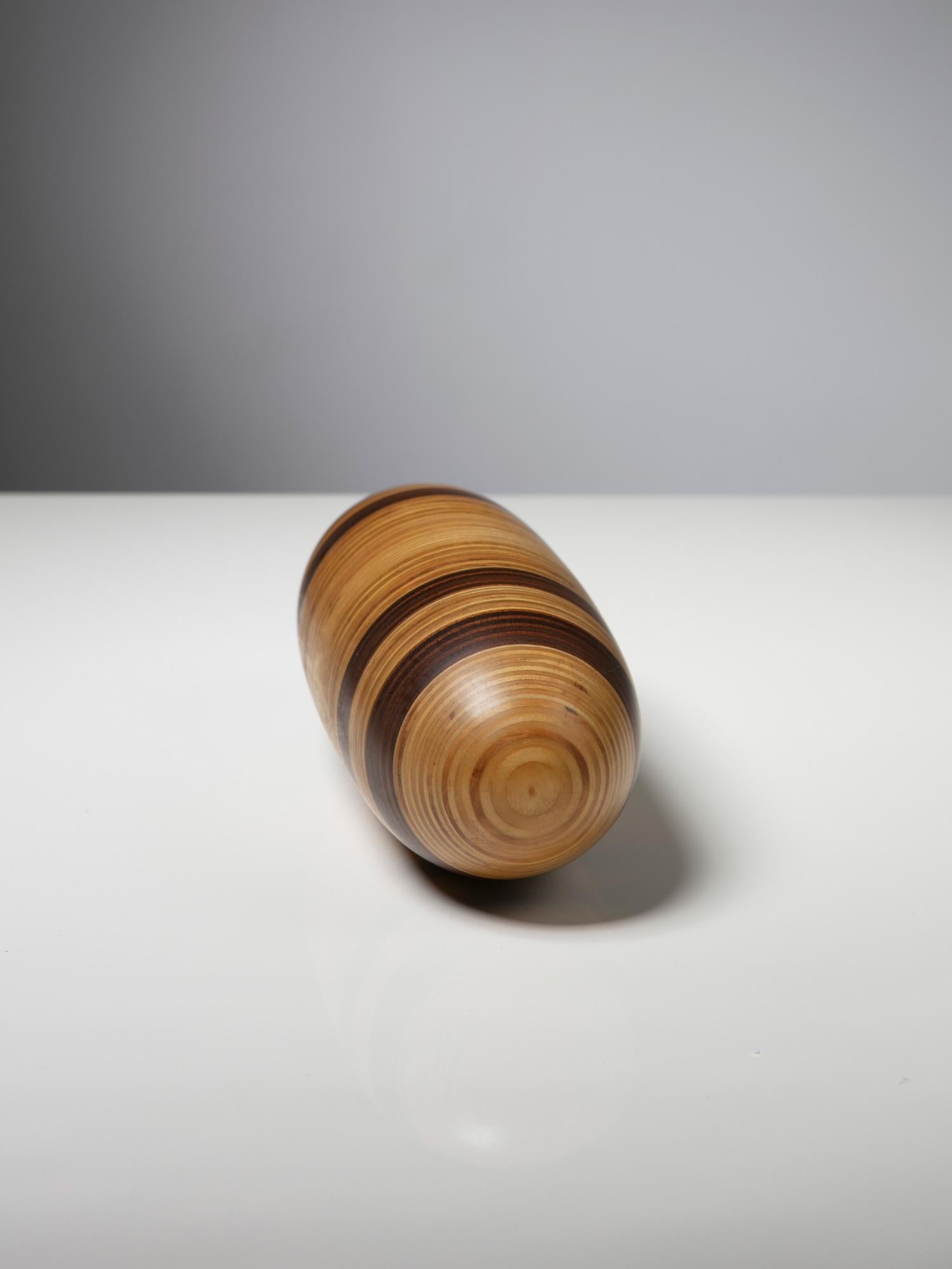 Wood sculpture by Pino Pedano for Pedano.
Limited numbered edition piece, this is specimen n. 13/31.
 