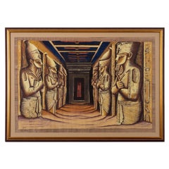 Decoraciones de pared egipcias