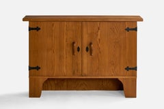 Åby Möbler, Kabinett, Kiefer, Eisen, Schweden, 1940er Jahre
