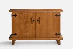 Åby Möbler, Kabinett, Kiefer, Eisen, Schweden, 1940er Jahre