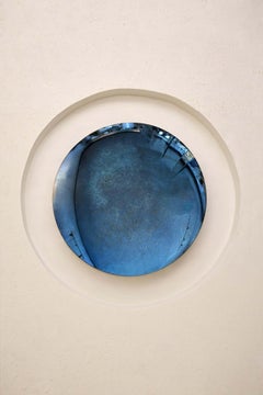 Abyss Blue IV Mirror by Homa
