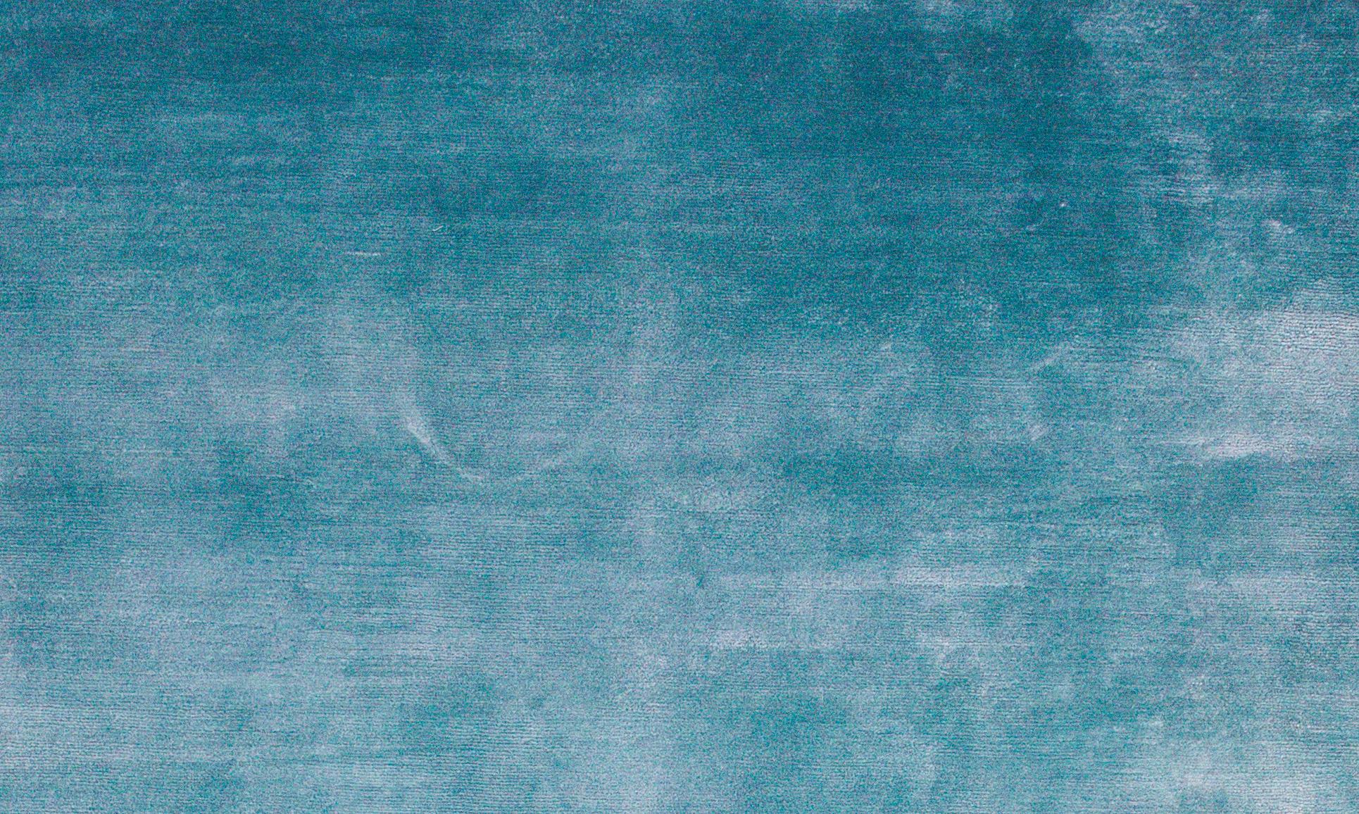 ABYSS ~ ALFOMBRA DE PURA SEDA TEJIDA A MANO por el diseñador irlandés JEFF AIRD Nepalés en venta