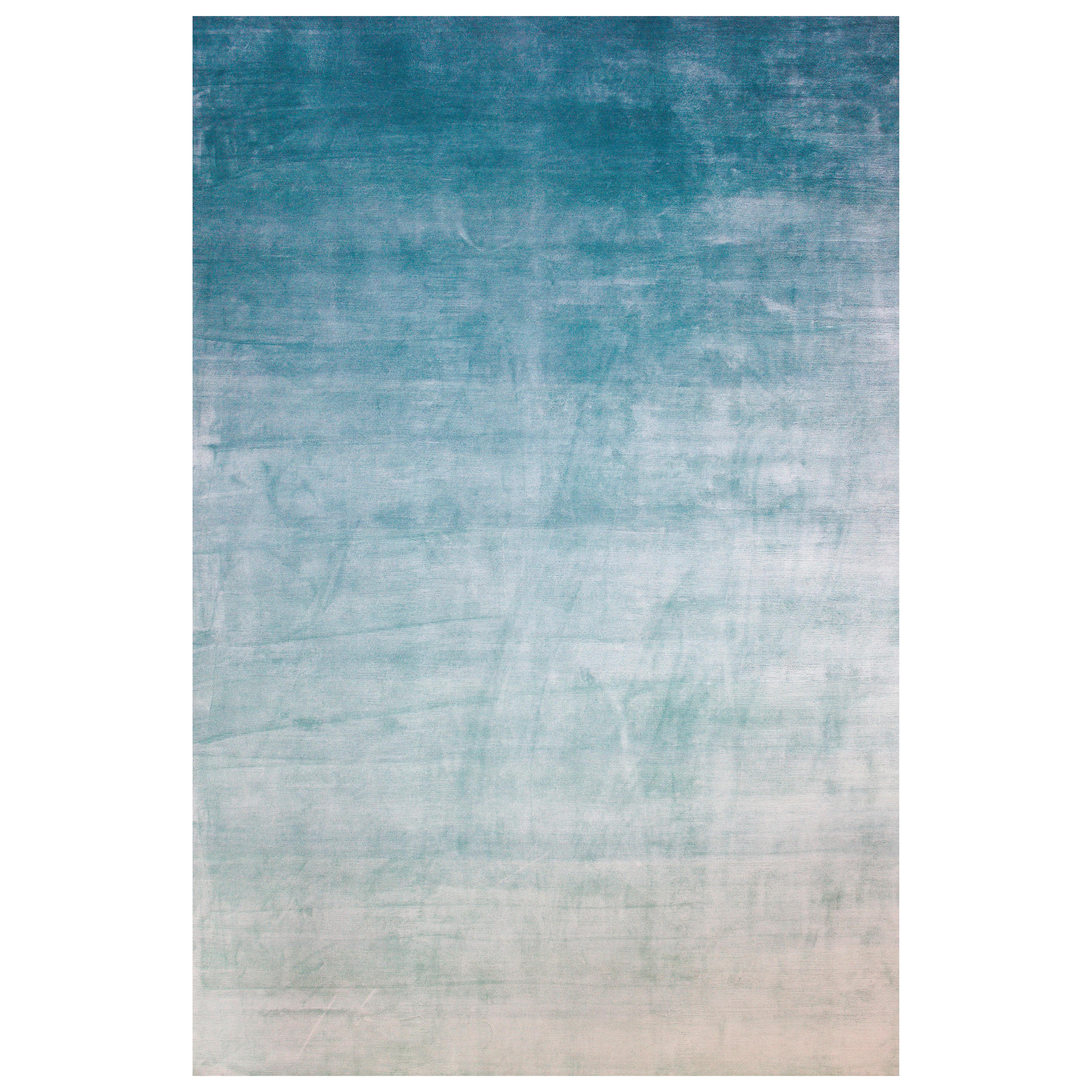 ABYSS ~ ALFOMBRA DE PURA SEDA TEJIDA A MANO por el diseñador irlandés JEFF AIRD en venta