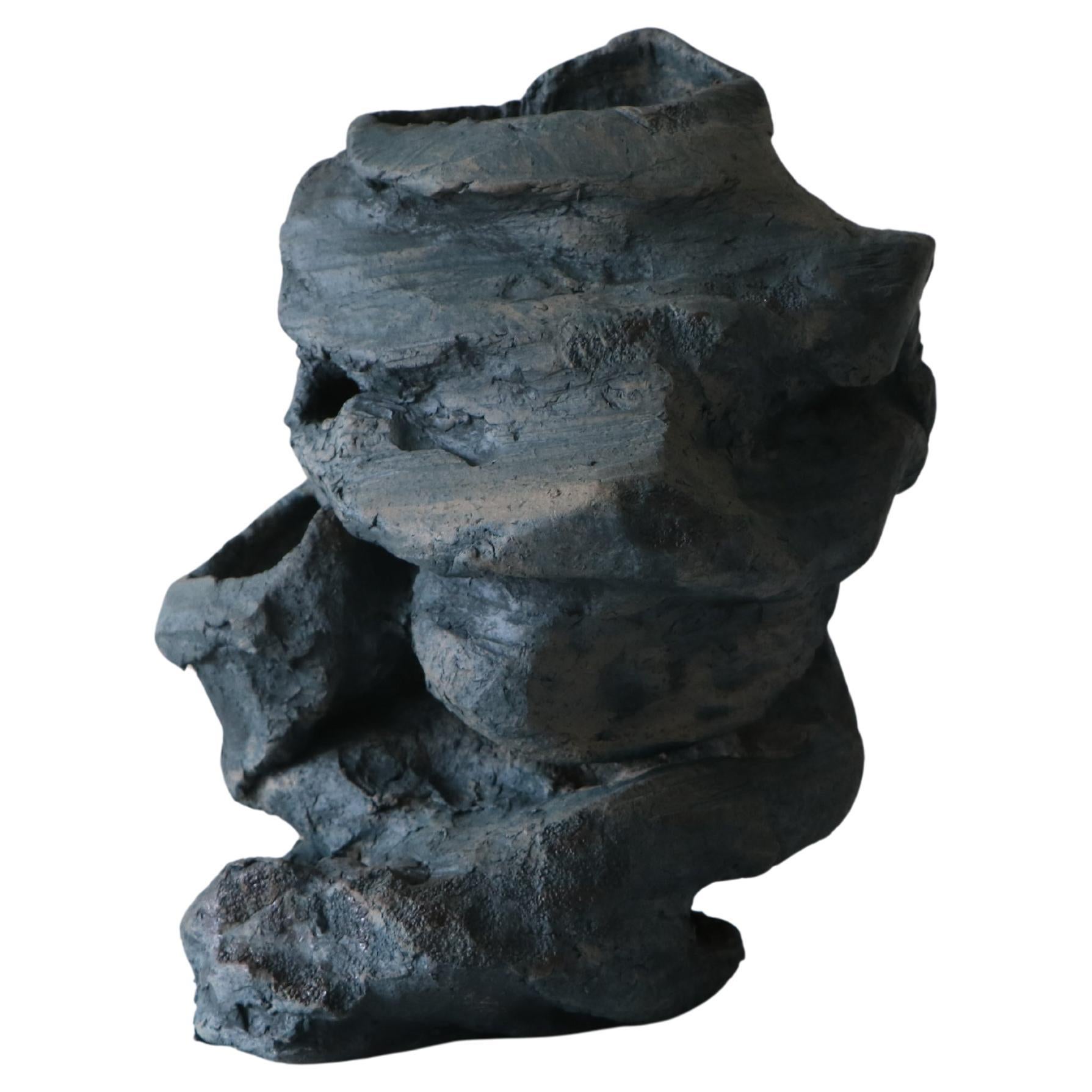 Vaso scultoreo in ceramica ABYSS No. 9