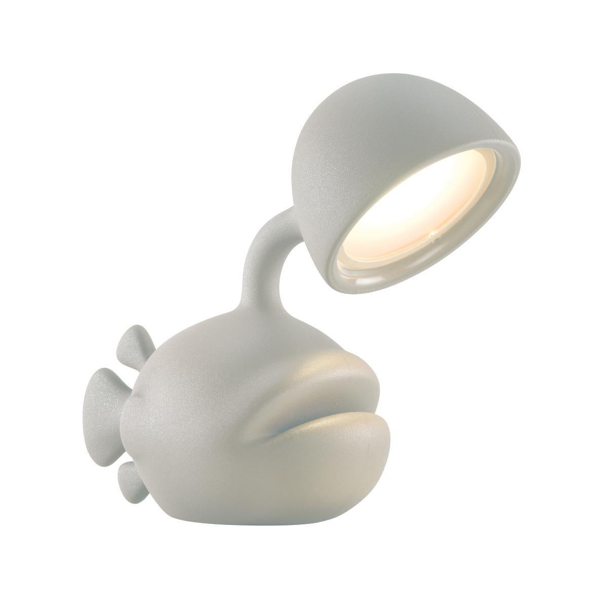 Italian Abyss Table Lamp in Ivory Recyclable Polyethylene by Dai Sugasawa For Sale