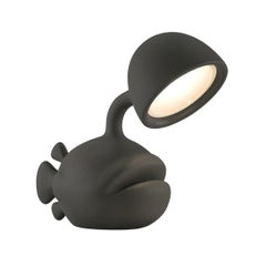Abyss Table Lamp W in Black Recyclable Polyethylene by Dai Sugasawa