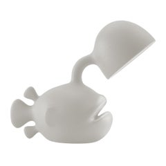 Abyss Table Lamp W in Ivory Recyclable Polyethylene by Dai Sugasawa