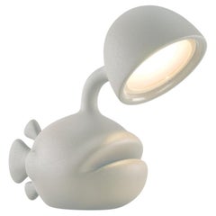 Abyss Table Lamp W in Ivory Recyclable Polyethylene by Dai Sugasawa