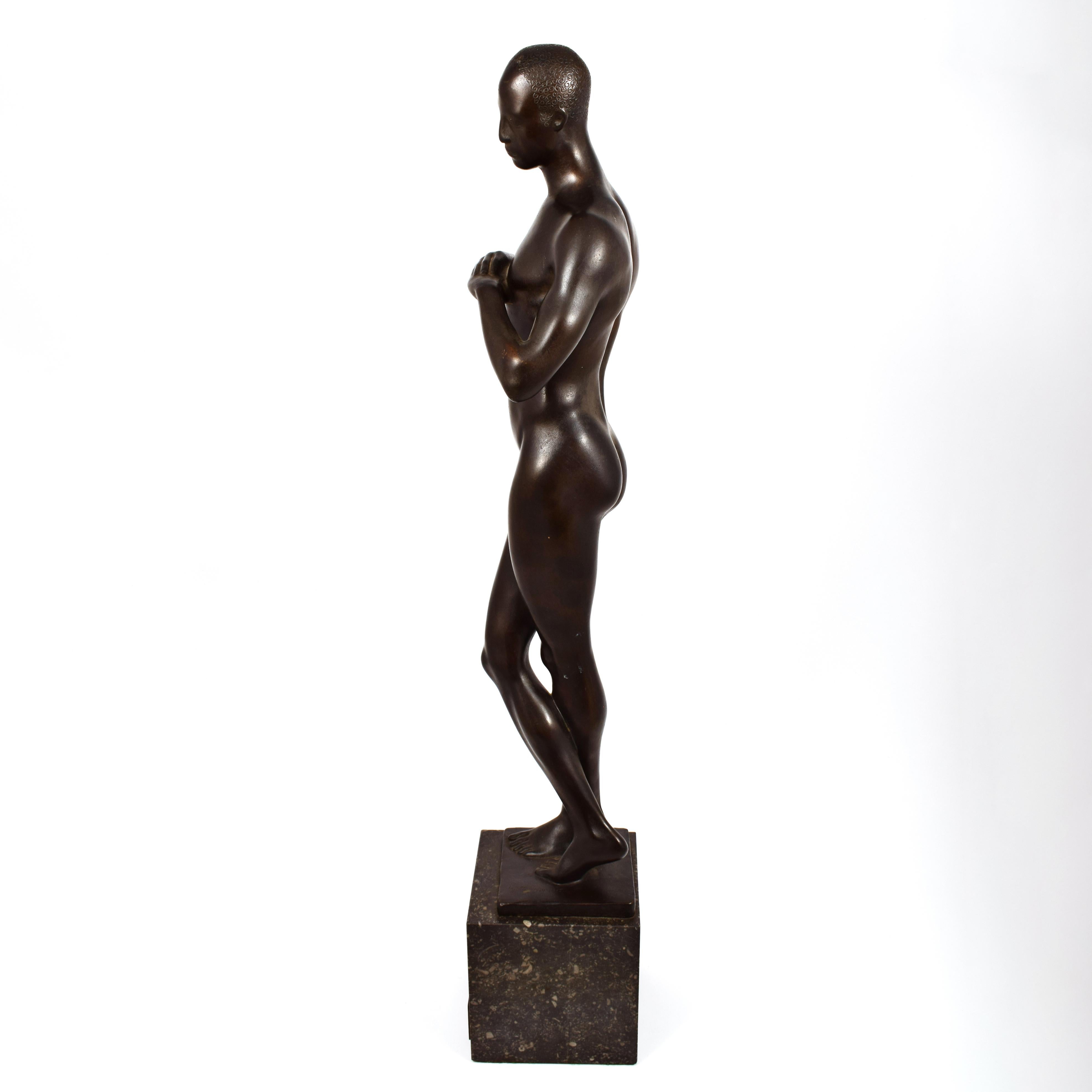 Johannes C. Bjerg bronze sculpture 