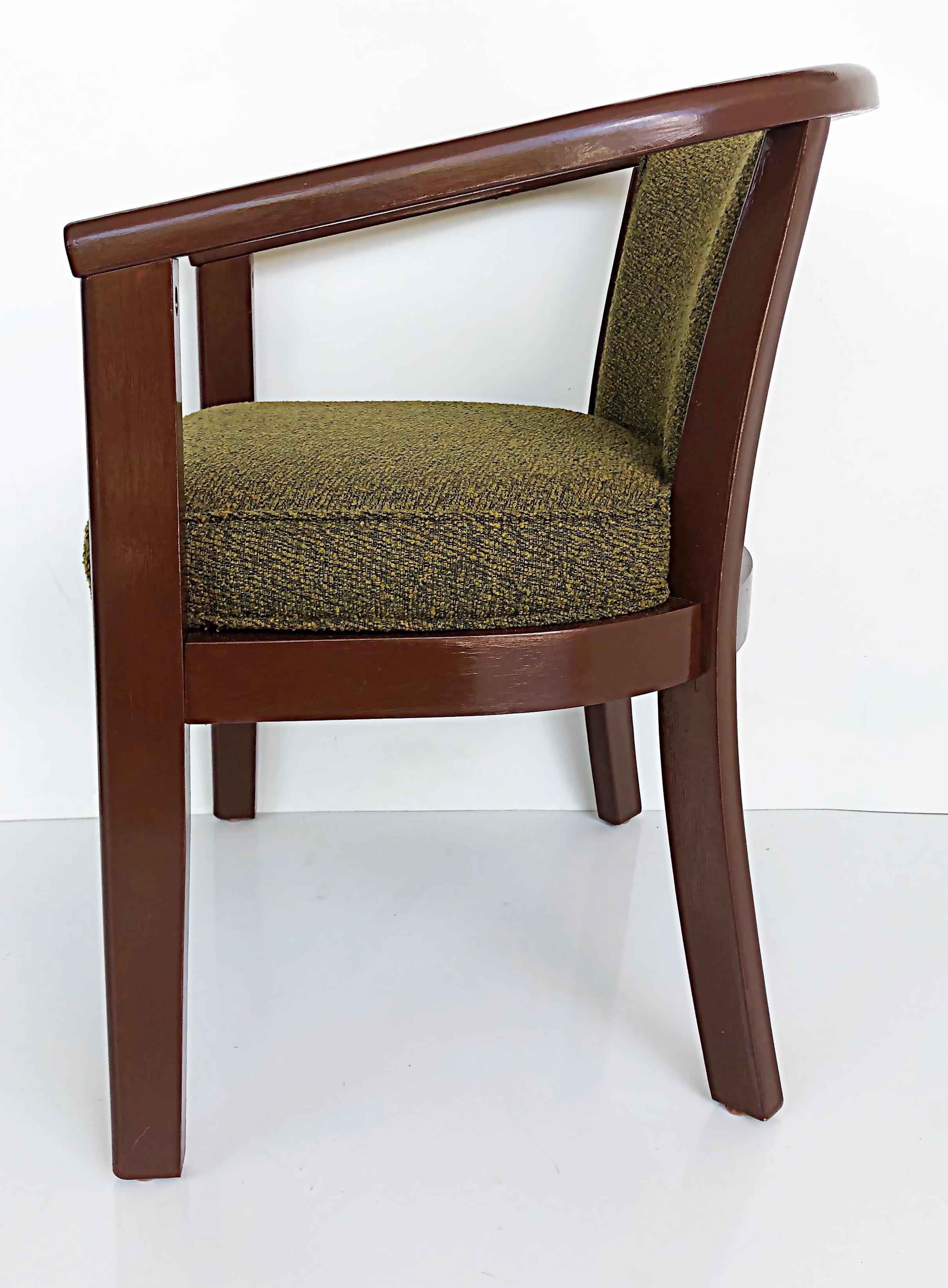 A.C. Furniture Arlington Hotel Upholstered Armchairs, Set of 4 4