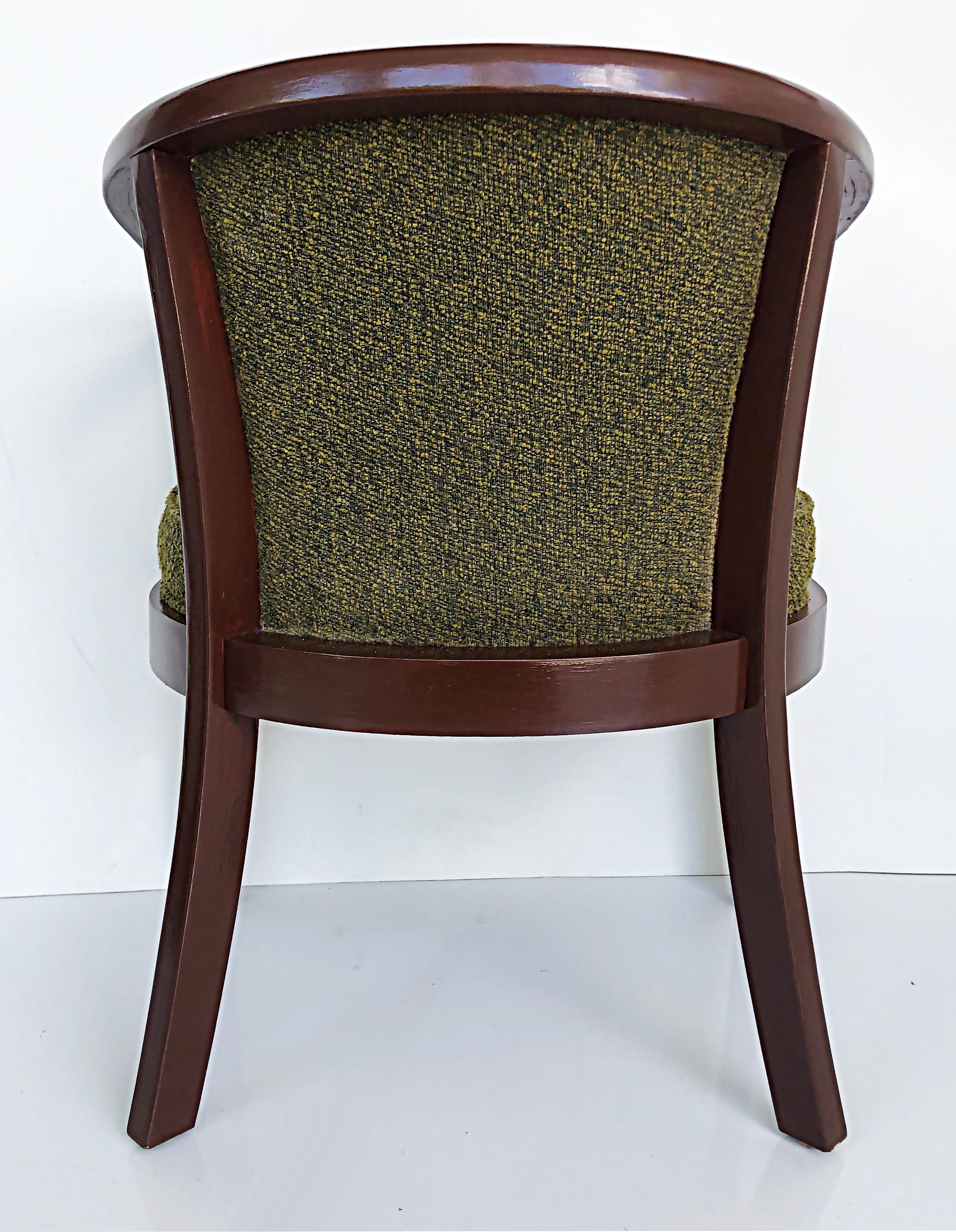 A.C. Furniture Arlington Hotel Upholstered Armchairs, Set of 4 2