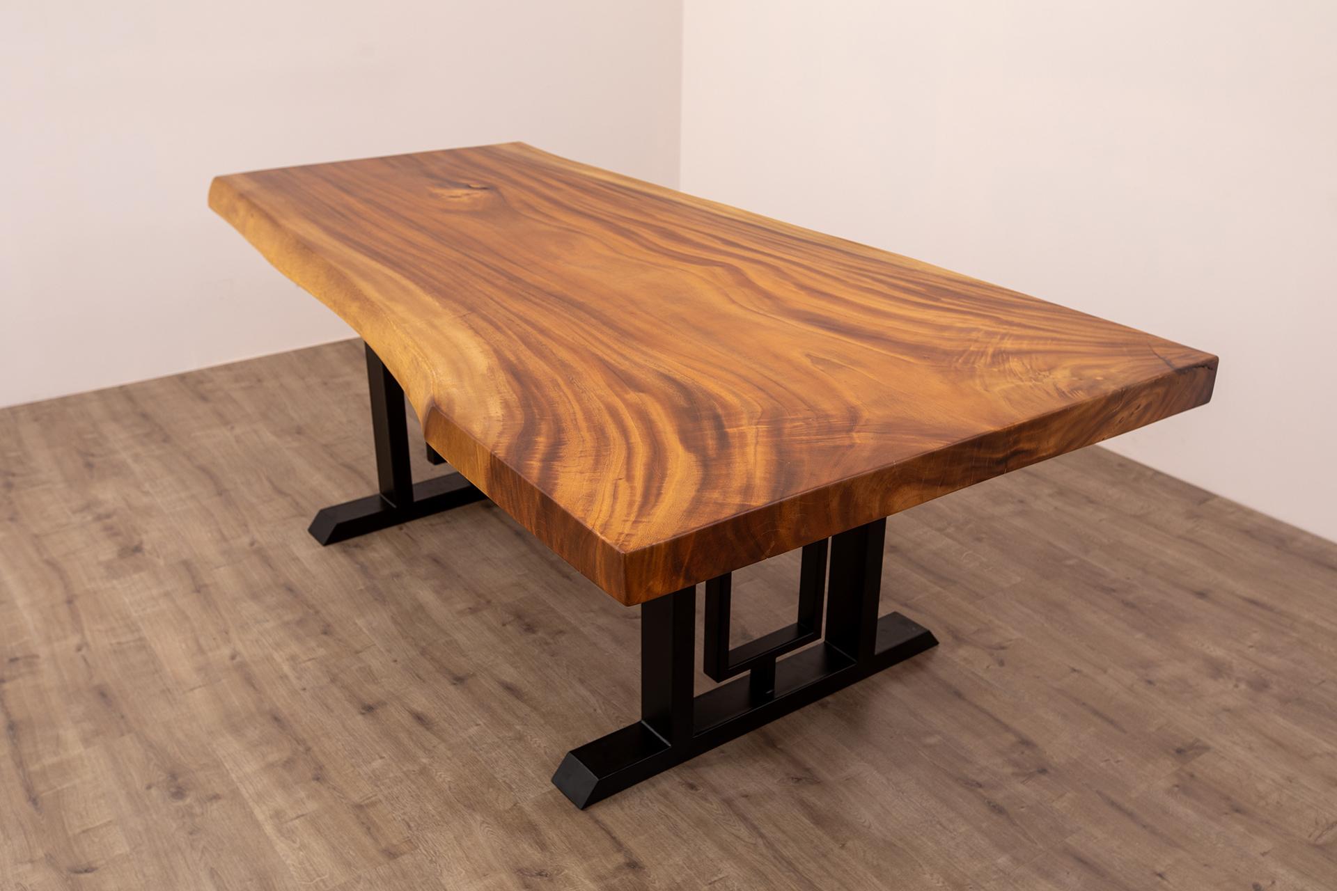 live edge acacia table