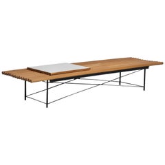 Acacio Gil Borsoi Unique Slat Bench Brazil 1950s