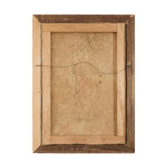 Peinture académique d'un jeune