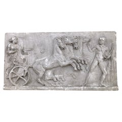 Academic plaster bas-reliëf representing «Eos driving his chariot»